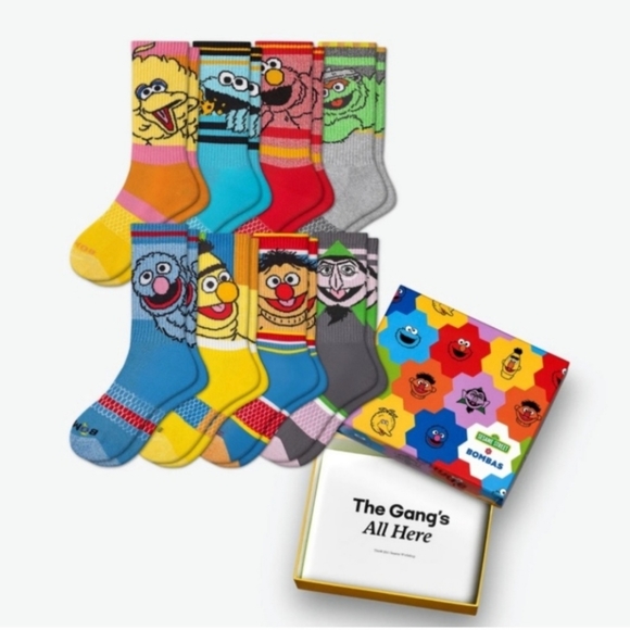 Bombas Accessories Bombas Sesame Street Sock Pack Limited Edition 8 Pairs Nip Poshmark